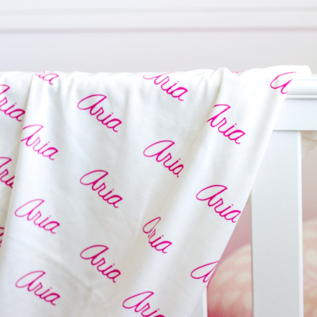 Custom Baby Blanket - Personalized Blanket - Baby Gift - Crib Blanket - Nursing Cover - Baby Name Blanket - Baby Comforter - Newborn Blanket